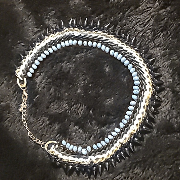 Stella & Dot Tempest bib necklace, Boho, Gith, Beaded - Picture 3 of 9